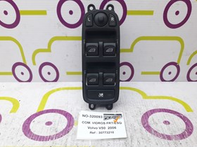 Comando de Vidros Frt / Esq Volvo V50   Cv de 2006 - Ref OEM : 30773210